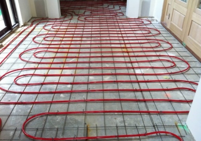 hydronic slab heating