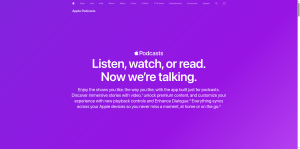 Apple Podcasts page