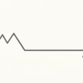 A jagged up-and-down income line smoothing into a steady flat line beside a piggy bank and coins