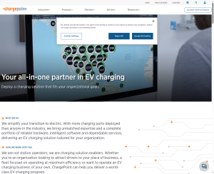 ChargePoint EV charging network homepage