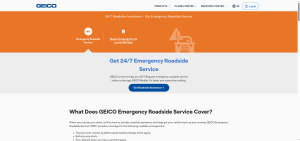 GEICO Emergency Road Service page