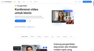 Google Meet product page