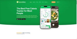 MyNetDiary free calorie tracker homepage