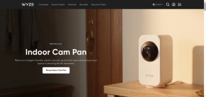 Wyze home security and monitoring home page